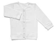 baby cardigan white