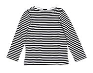 damian sweater b/w striped