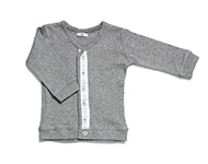 baby cardigan light grey