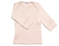 baby boat neck top pink